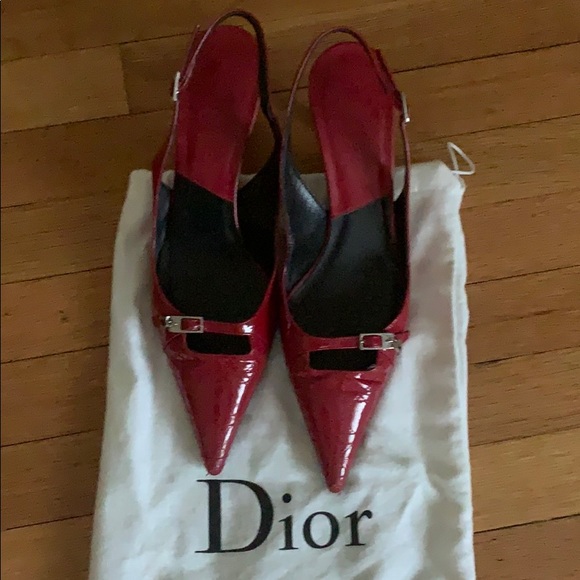 Dior Shoes - Dior slingback heels